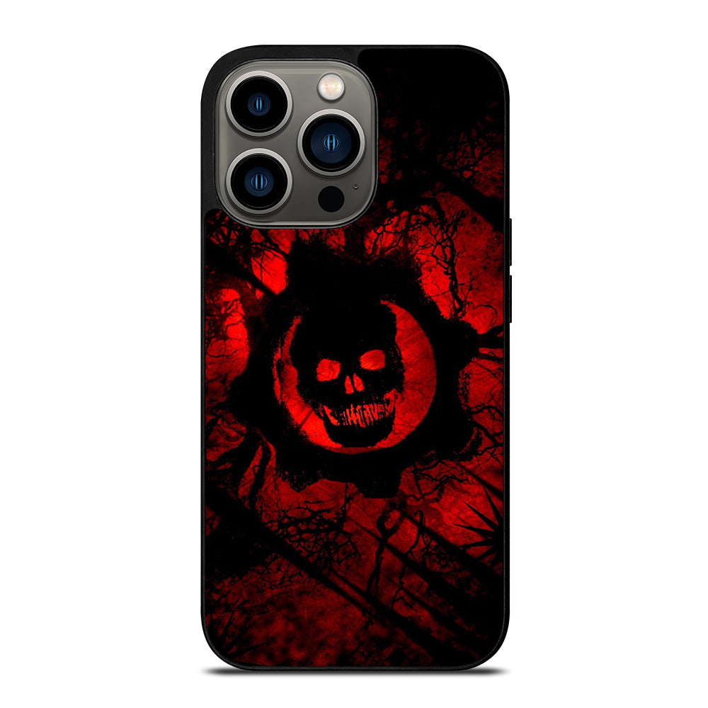 GEARS OF WAR RED SKULL LOGO iPhone 13 Pro Case Cover