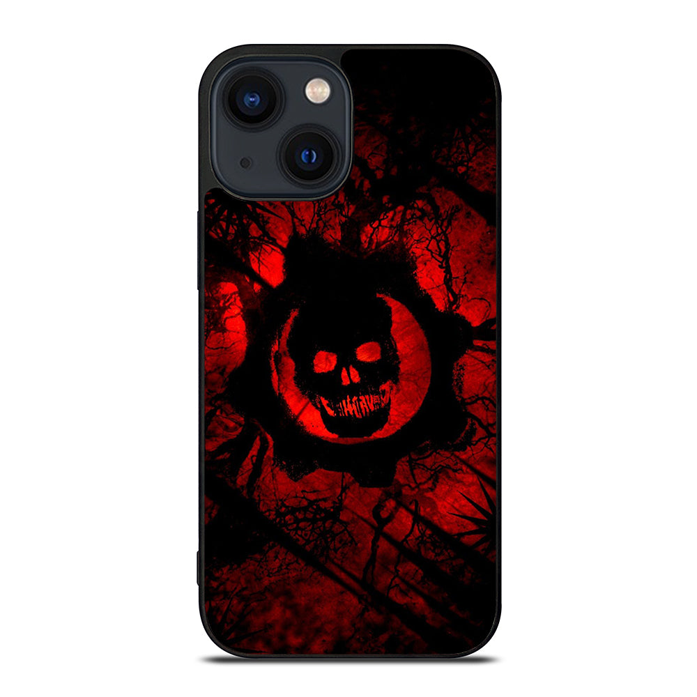 GEARS OF WAR RED SKULL LOGO iPhone 14 Plus Case Cover
