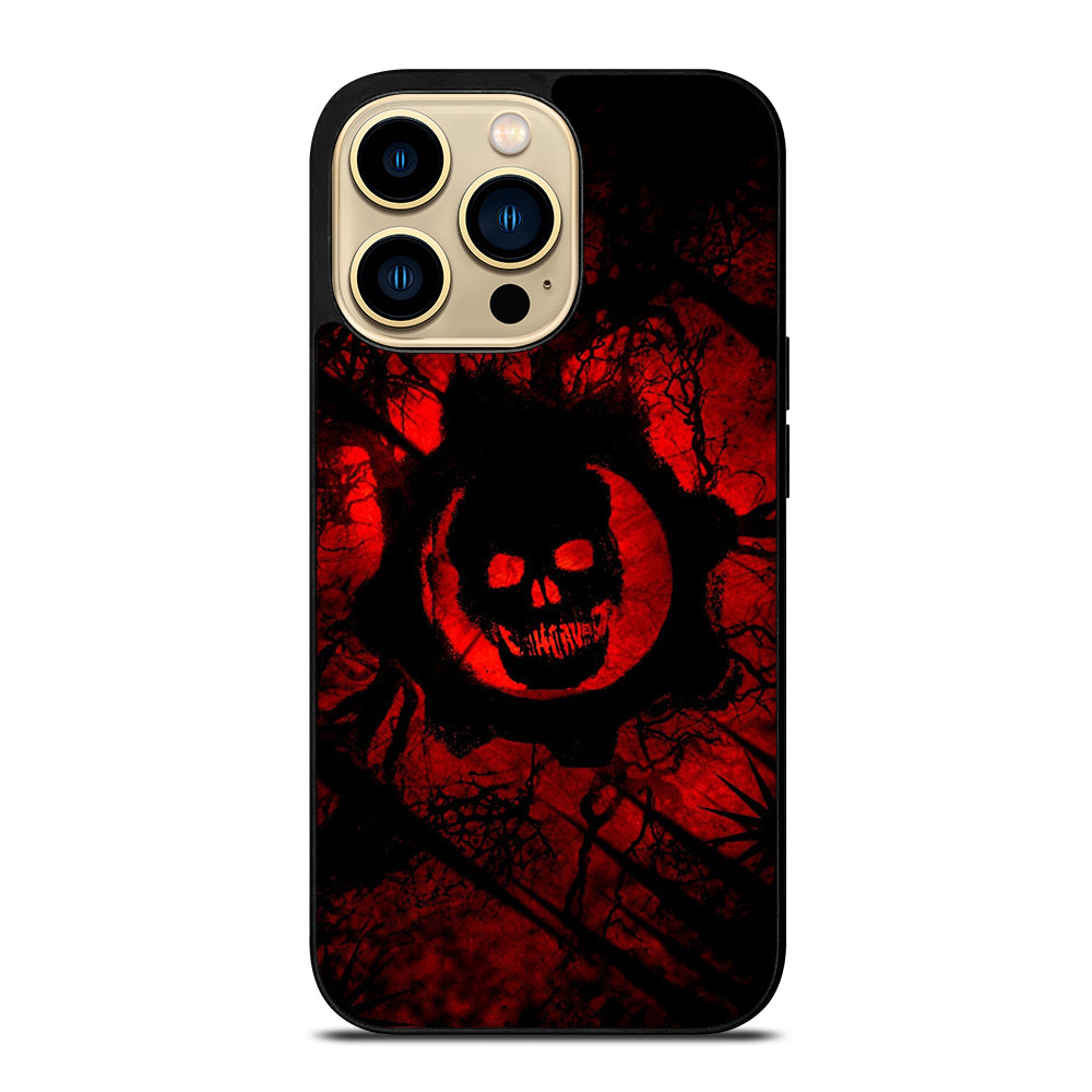 GEARS OF WAR RED SKULL LOGO iPhone 14 Pro Max Case Cover