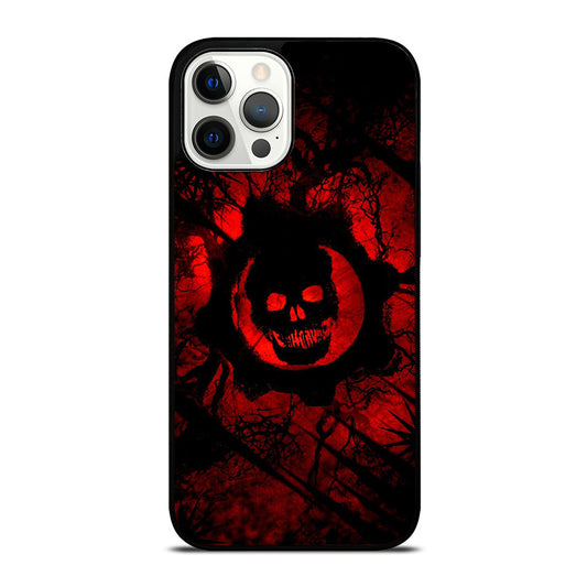 GEARS OF WAR RED SKULL LOGO iPhone 12 Pro Max Case Cover