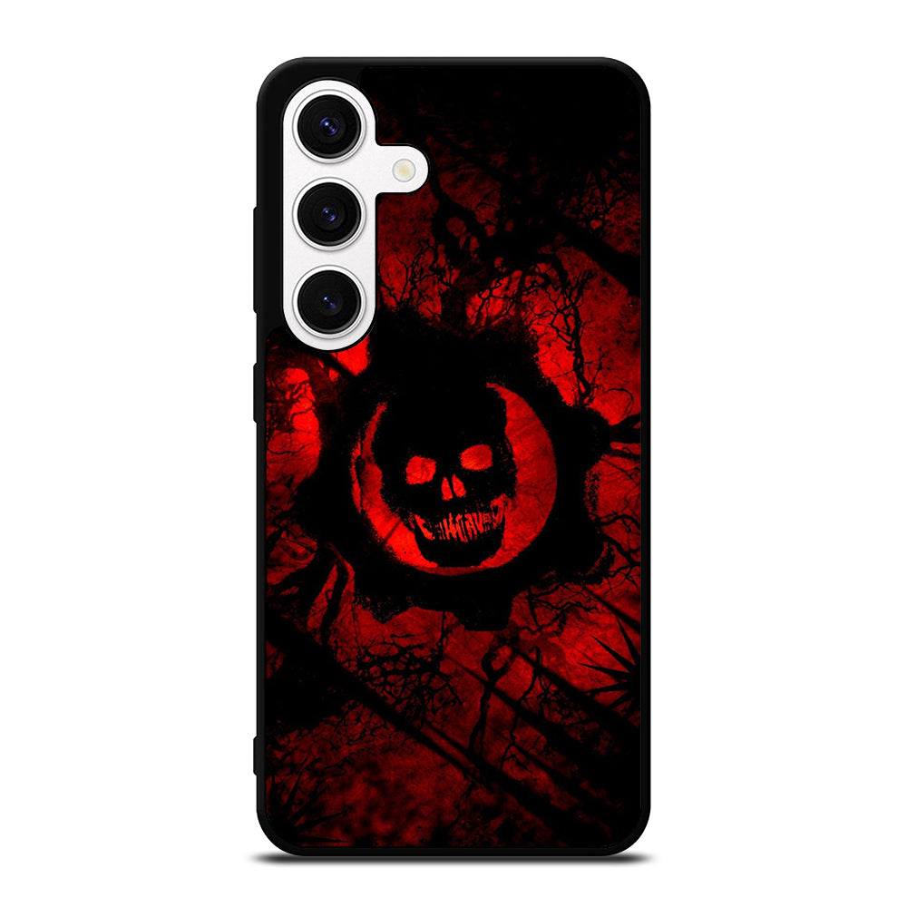 GEARS OF WAR RED SKULL LOGO Samsung Galaxy S24 Case Cover