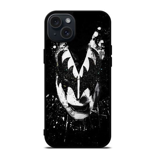 GENE SIMMONS ART KISS BAND iPhone 15 Plus Case Cover