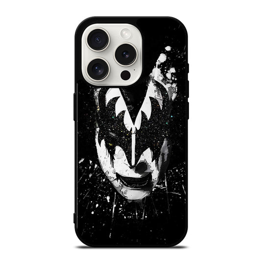 GENE SIMMONS ART KISS BAND iPhone 15 Pro Case Cover