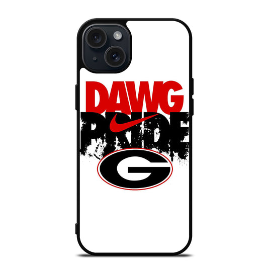 GEORGIA BULLDOGS UGA ART LOGO iPhone 15 Plus Case Cover