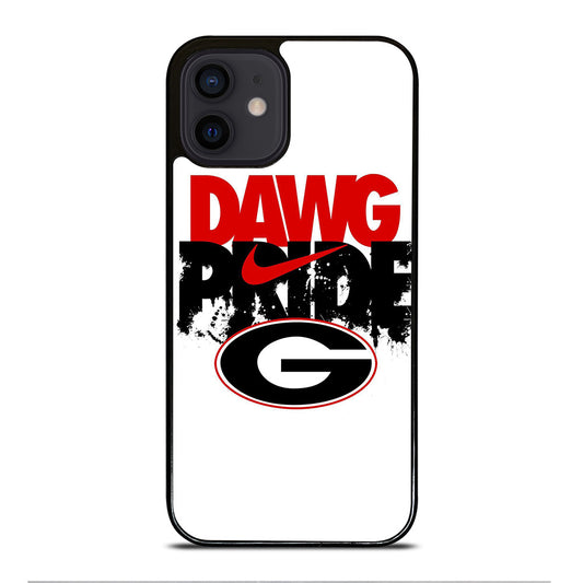 GEORGIA BULLDOGS UGA ART LOGO iPhone 12 Mini Case Cover