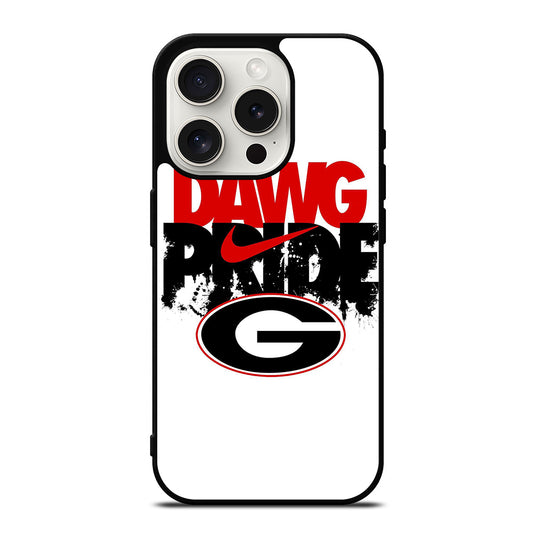 GEORGIA BULLDOGS UGA ART LOGO iPhone 15 Pro Case Cover