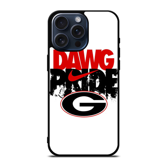 GEORGIA BULLDOGS UGA ART LOGO iPhone 15 Pro Max Case Cover