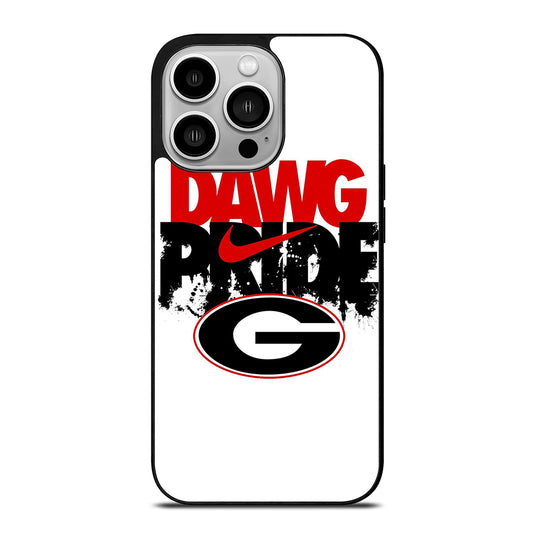 GEORGIA BULLDOGS UGA ART LOGO iPhone 14 Pro Case Cover