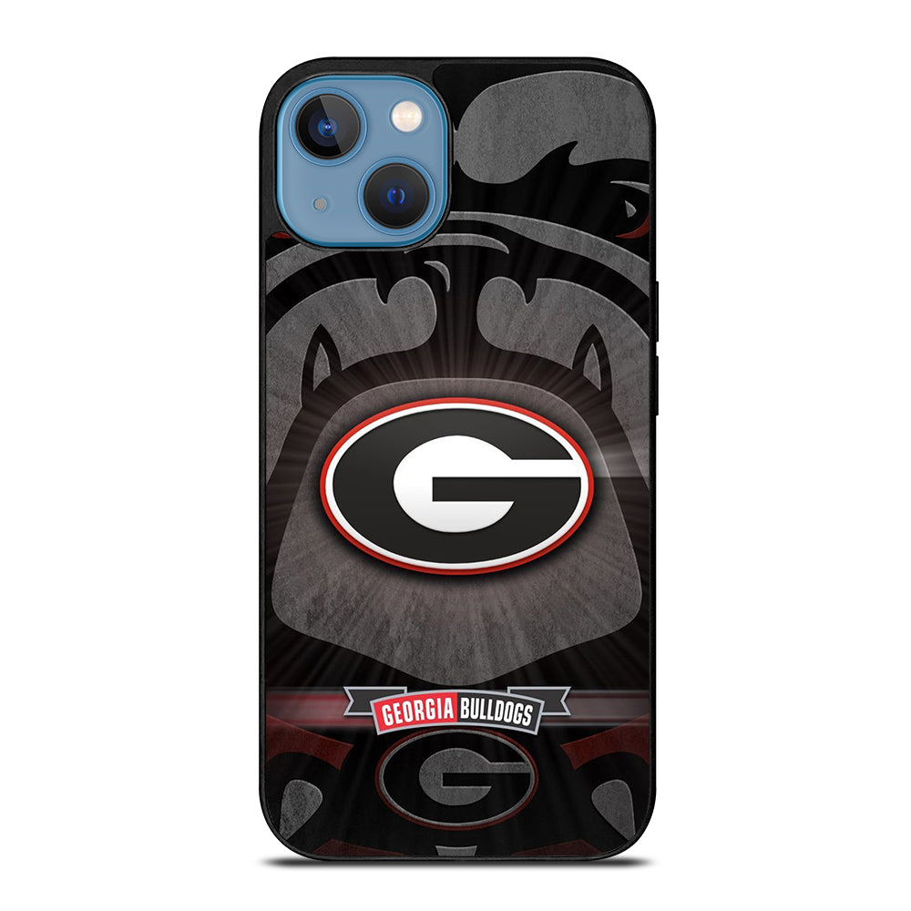 GEORGIA BULLDOGS UGA FOOTBALL LOGO iPhone 13 Case Cover