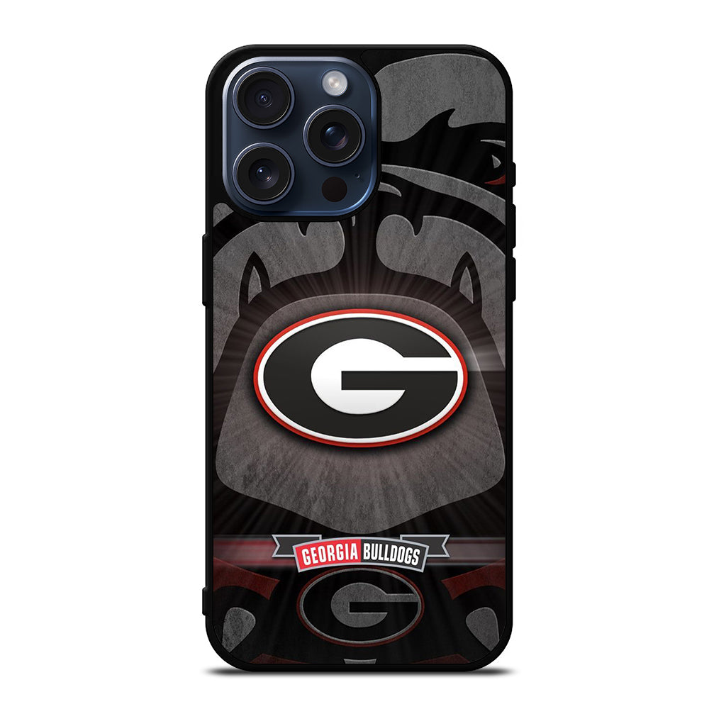 GEORGIA BULLDOGS UGA FOOTBALL LOGO iPhone 15 Pro Max Case Cover