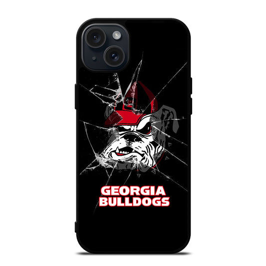 GEORGIA BULLDOGS UGA LOGO iPhone 15 Plus Case Cover