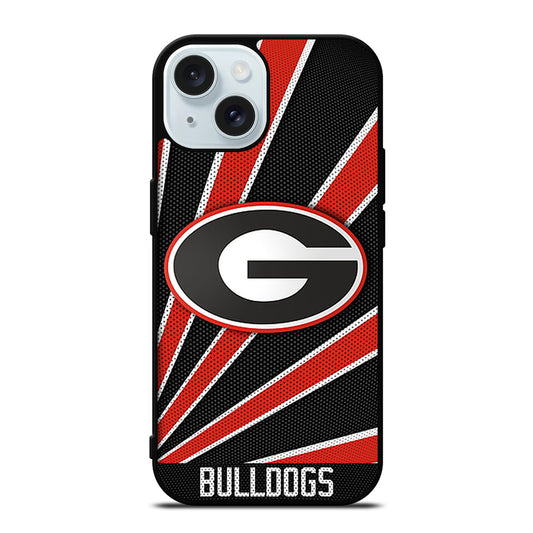 GEORGIA BULLDOGS UGA NFL LOGO iPhone 15 Case Cover