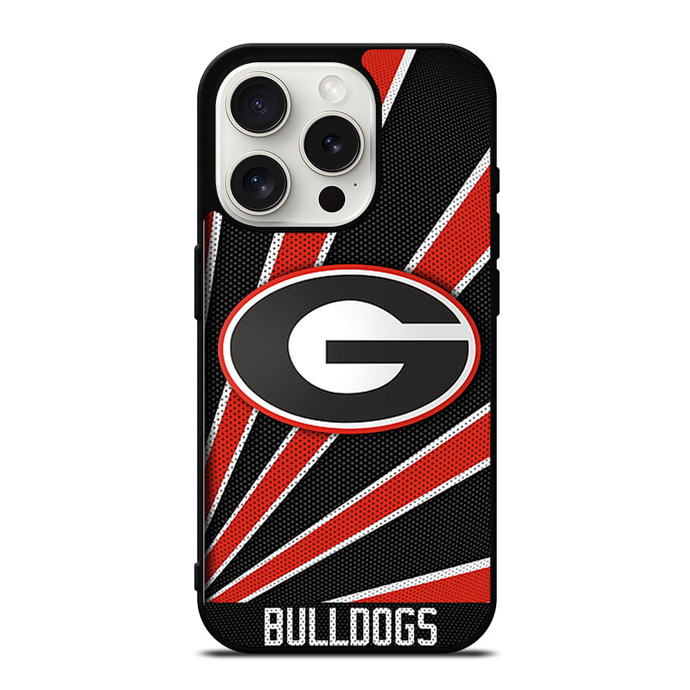 GEORGIA BULLDOGS UGA NFL LOGO iPhone 15 Pro Case Cover