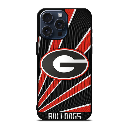 GEORGIA BULLDOGS UGA NFL LOGO iPhone 15 Pro Max Case Cover