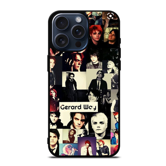 GERARD WAY MCR COLLAGE iPhone 15 Pro Max Case Cover