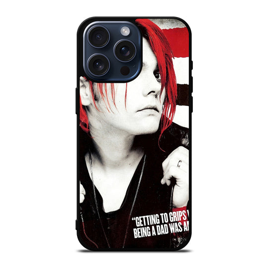 GERARD WAY MCR FACE iPhone 15 Pro Max Case Cover
