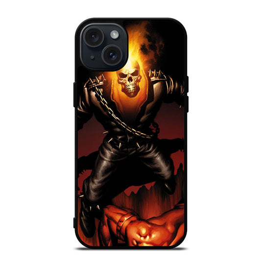 GHOST RIDER CARTOON iPhone 15 Plus Case Cover