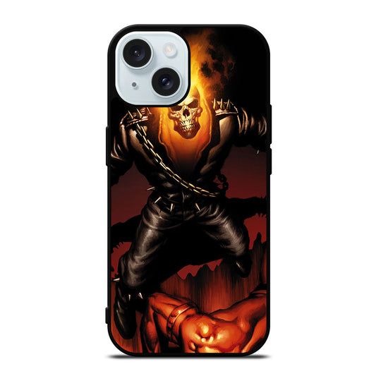 GHOST RIDER CARTOON iPhone 15 Case Cover