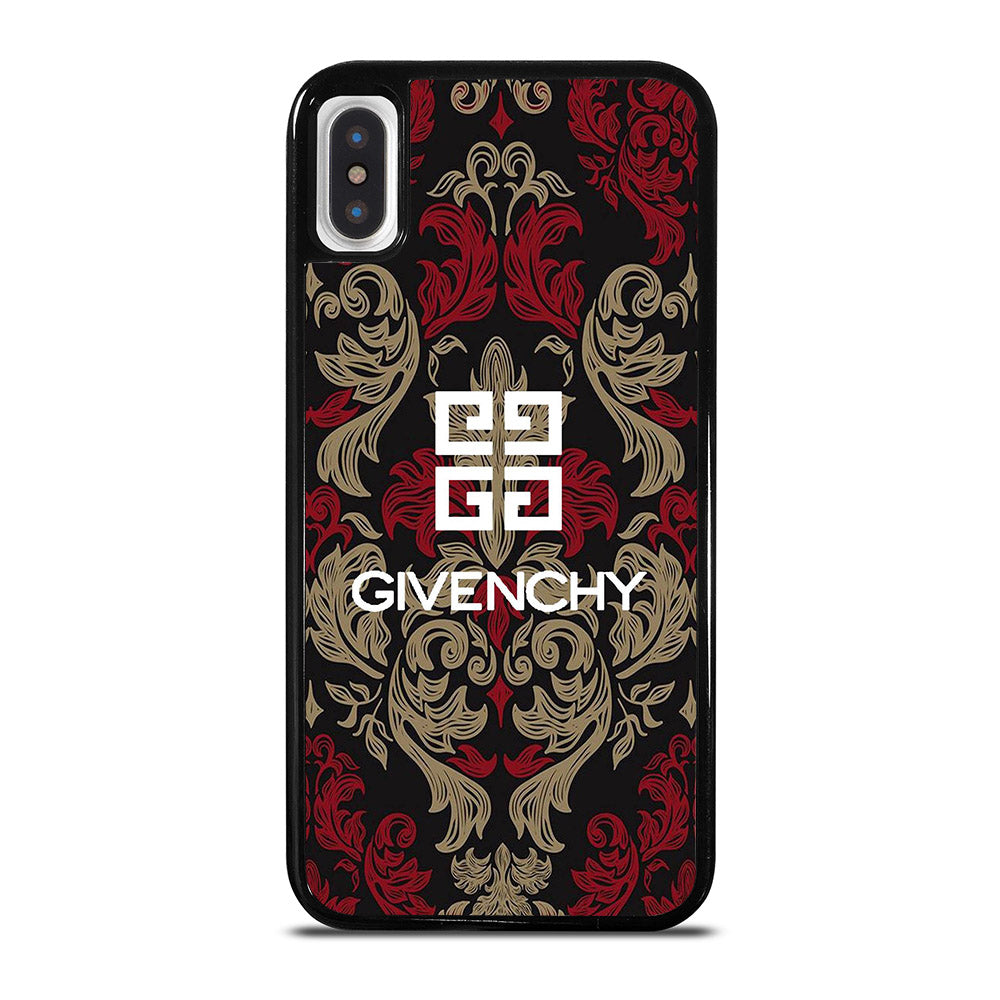 GIVENCHY PARIS LOGO PATTERN iPhone X / XS Case Cover