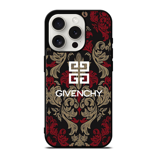 GIVENCHY PARIS LOGO PATTERN iPhone 15 Pro Case Cover