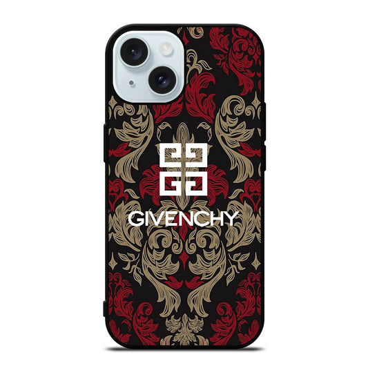 GIVENCHY PARIS LOGO PATTERN iPhone 15 Case Cover