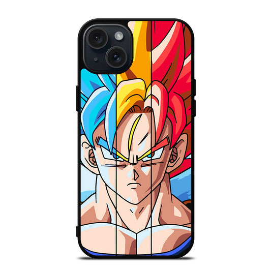 GOKU DRAGON BALL ANIME SUPER SAIYAN iPhone 15 Plus Case Cover