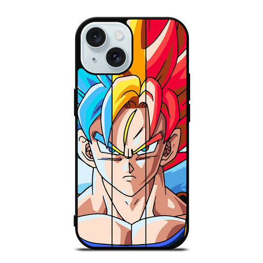 GOKU DRAGON BALL ANIME SUPER SAIYAN iPhone 15 Case Cover