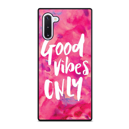 GOOD VIBES ONLY VINTAGE Samsung Galaxy Note 10 Case Cover
