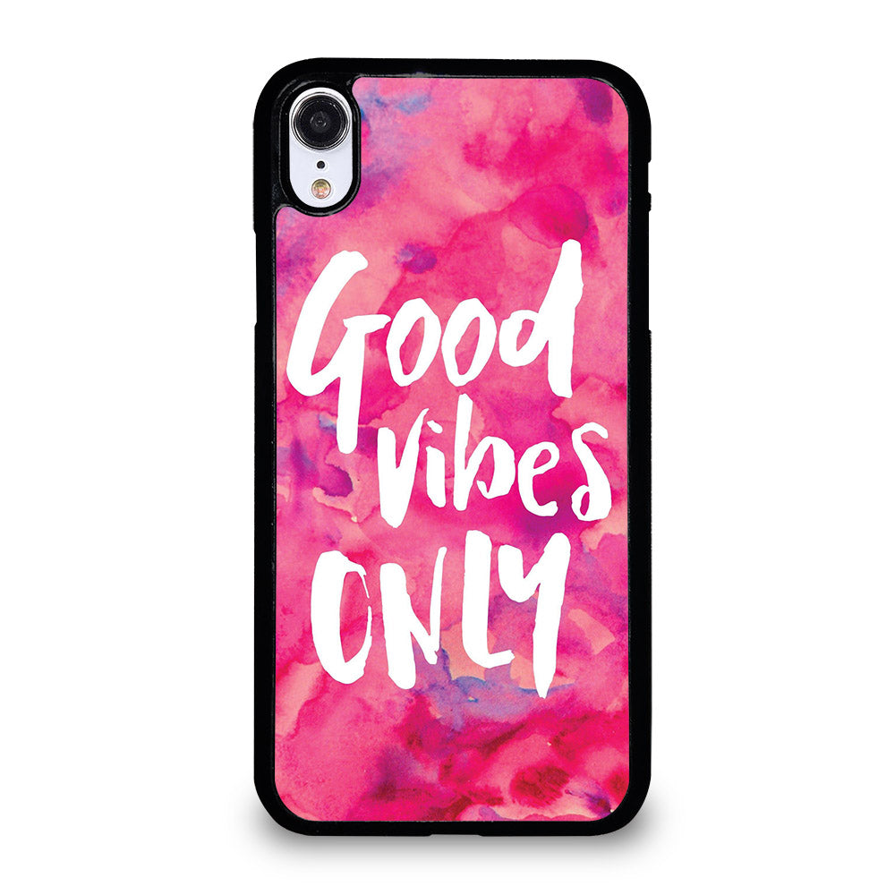 GOOD VIBES ONLY VINTAGE iPhone XR Case Cover