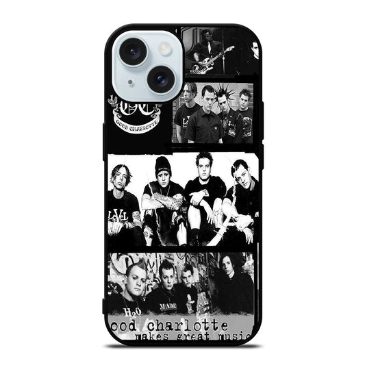 GOOD CHARLOTTE BAND COLLAGE iPhone 15 Case Cover