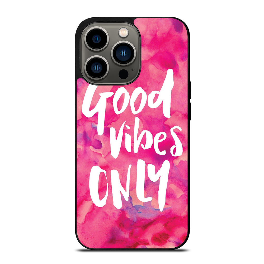 GOOD VIBES ONLY VINTAGE iPhone 13 Pro Case Cover