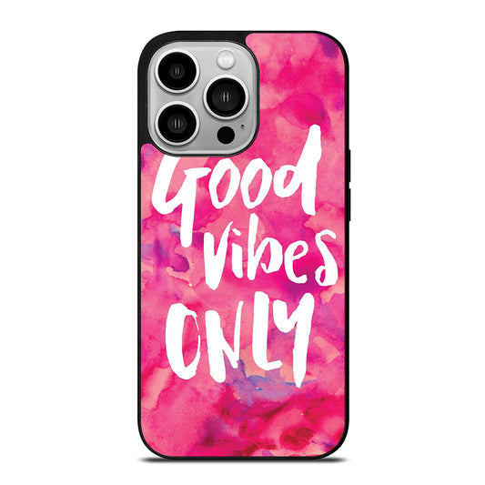 GOOD VIBES ONLY VINTAGE iPhone 14 Pro Case Cover