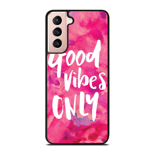 GOOD VIBES ONLY VINTAGE Samsung Galaxy S21 Case Cover