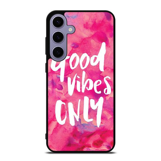 GOOD VIBES ONLY VINTAGE Samsung Galaxy S24 Plus Case Cover