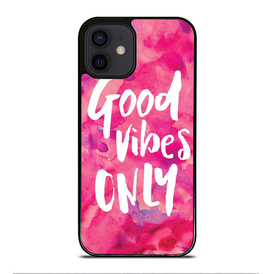 GOOD VIBES ONLY VINTAGE iPhone 12 Mini Case Cover