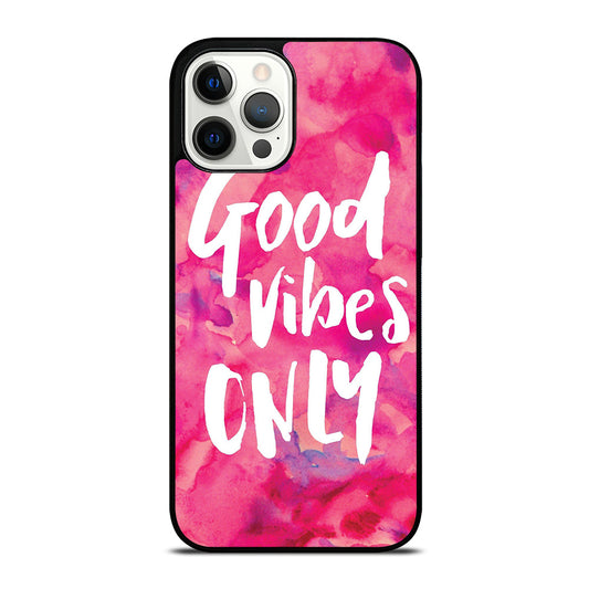 GOOD VIBES ONLY VINTAGE iPhone 12 Pro Max Case Cover