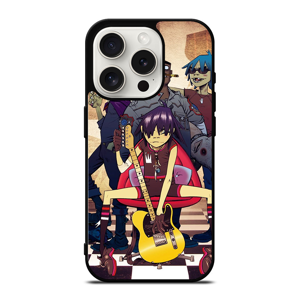 GORILLAZ CARTOON iPhone 15 Pro Case Cover