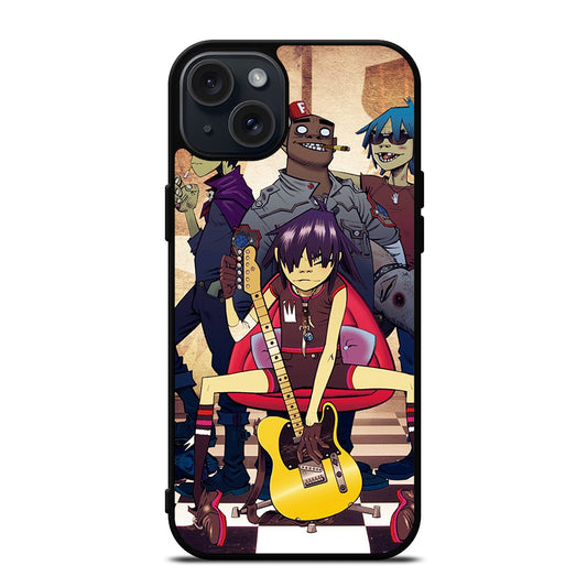 GORILLAZ CARTOON iPhone 15 Plus Case Cover