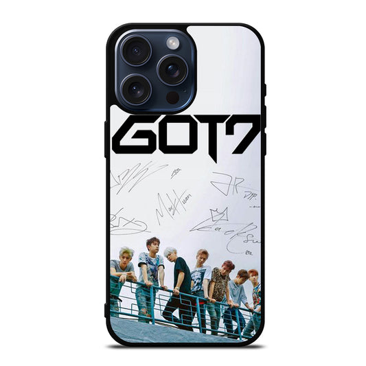 GOT7 SIGNATURE iPhone 15 Pro Max Case Cover