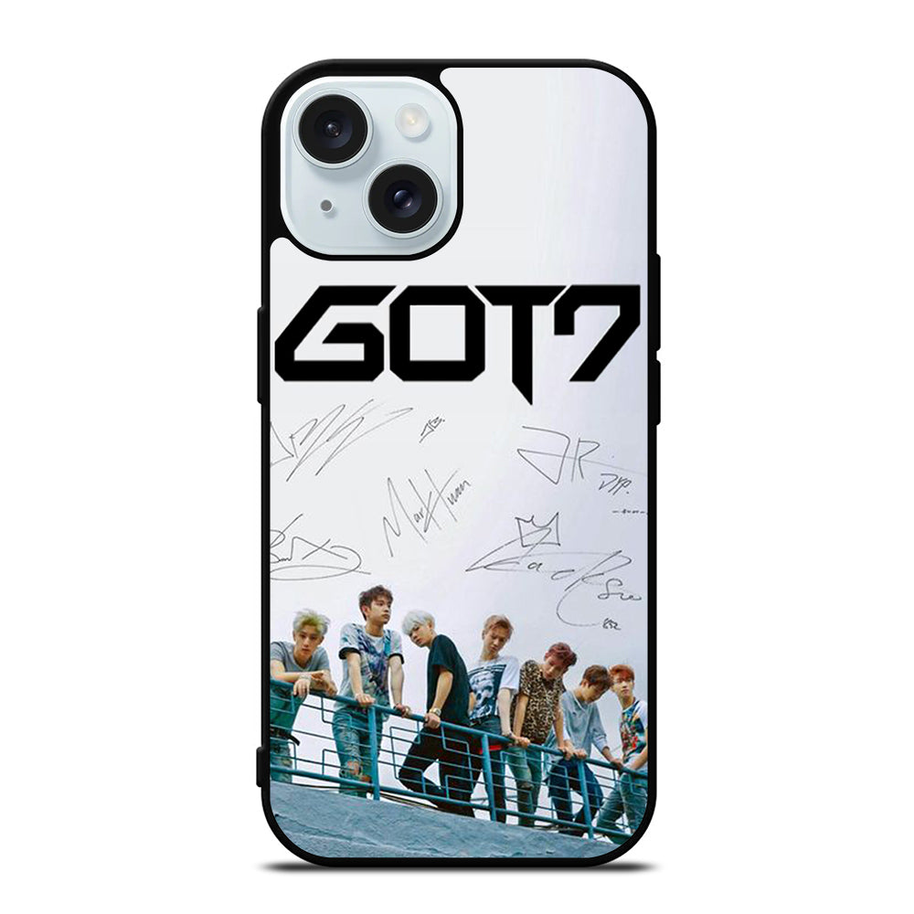 GOT7 SIGNATURE iPhone 15 Case Cover