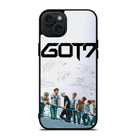 GOT7 SIGNATURE iPhone 15 Plus Case Cover