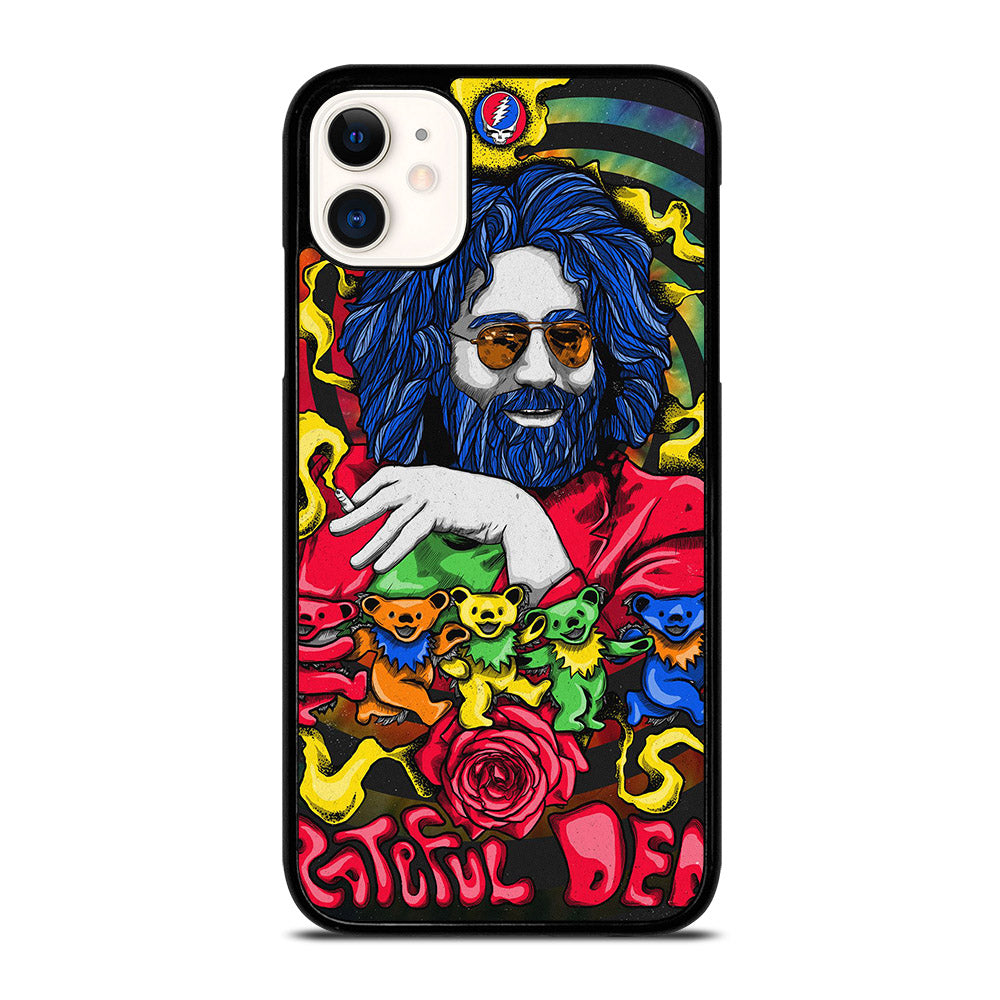 GRATEFUL DEAD JERRY GARCIA ART iPhone 11 Case Cover