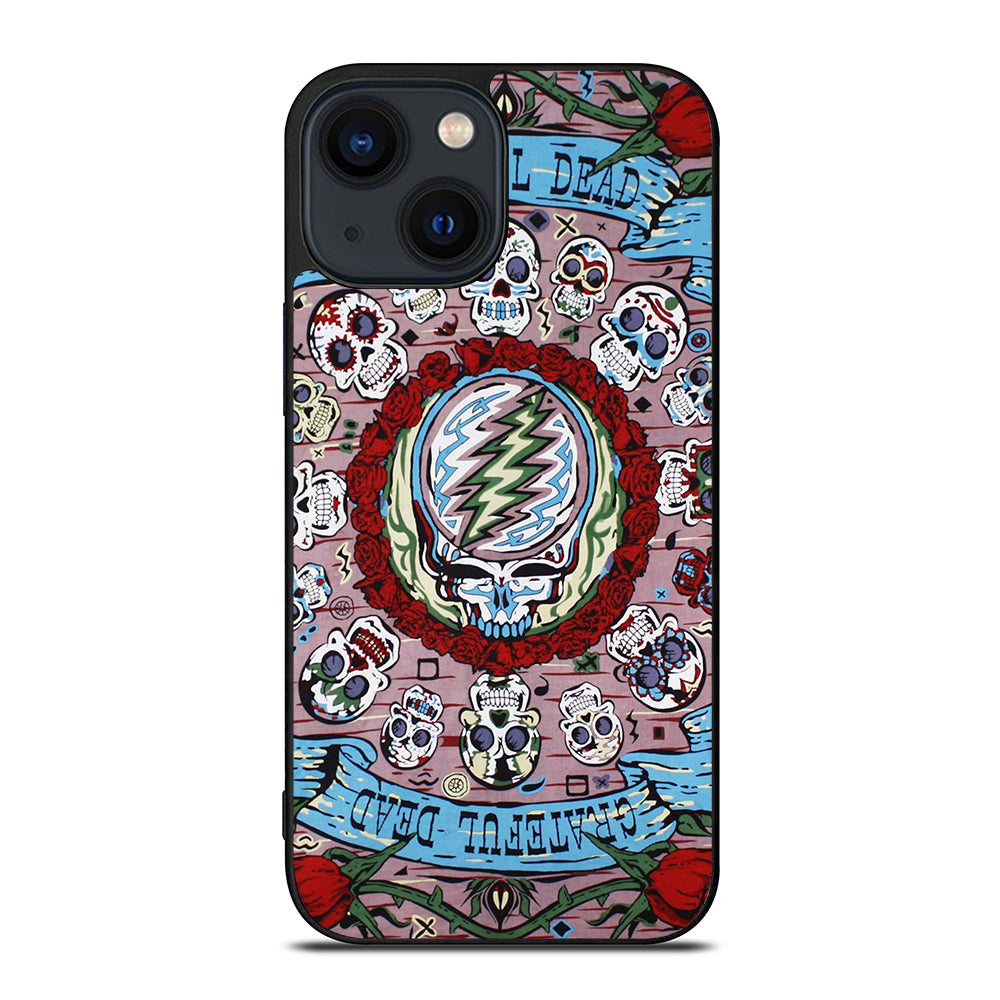GRATEFUL DEAD BAND SKULL iPhone 14 Plus Case Cover