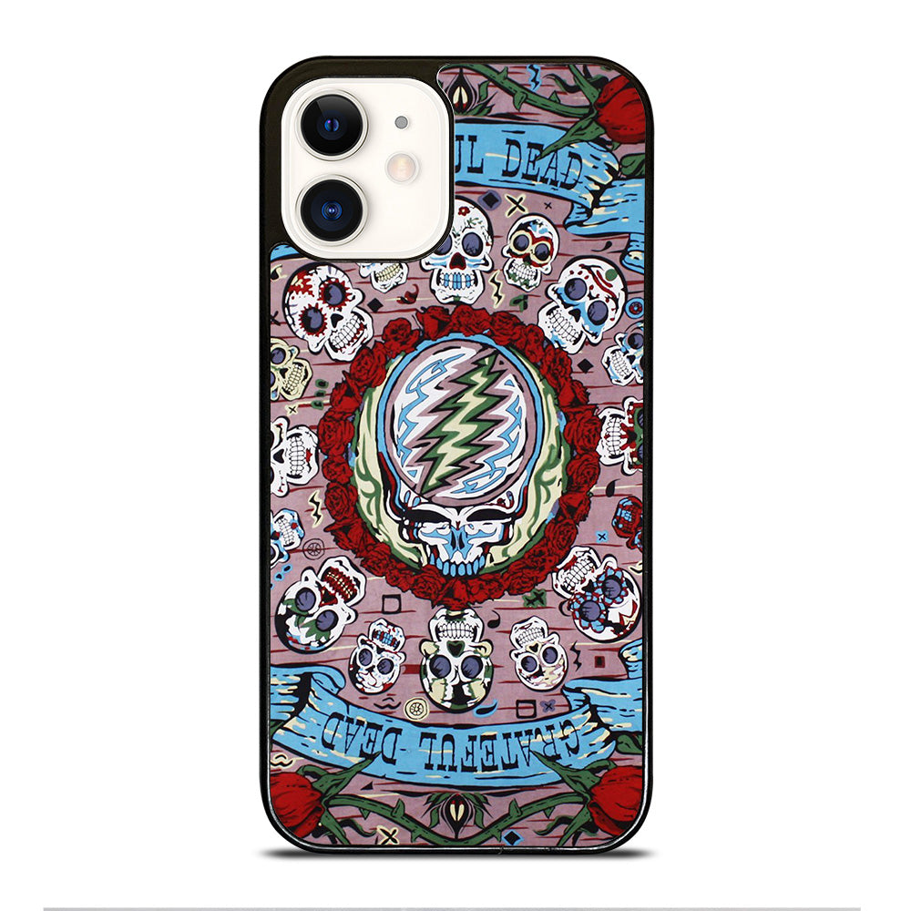 GRATEFUL DEAD BAND SKULL iPhone 12 Case Cover