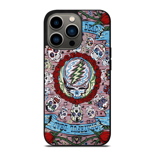 GRATEFUL DEAD BAND SKULL iPhone 13 Pro Case Cover
