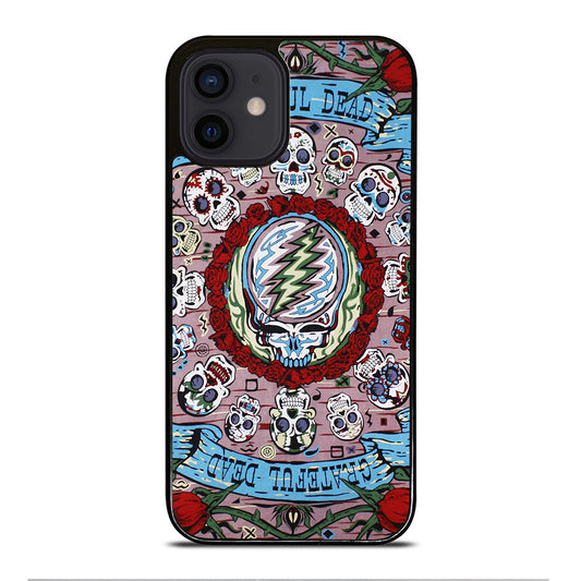 GRATEFUL DEAD BAND SKULL iPhone 12 Mini Case Cover