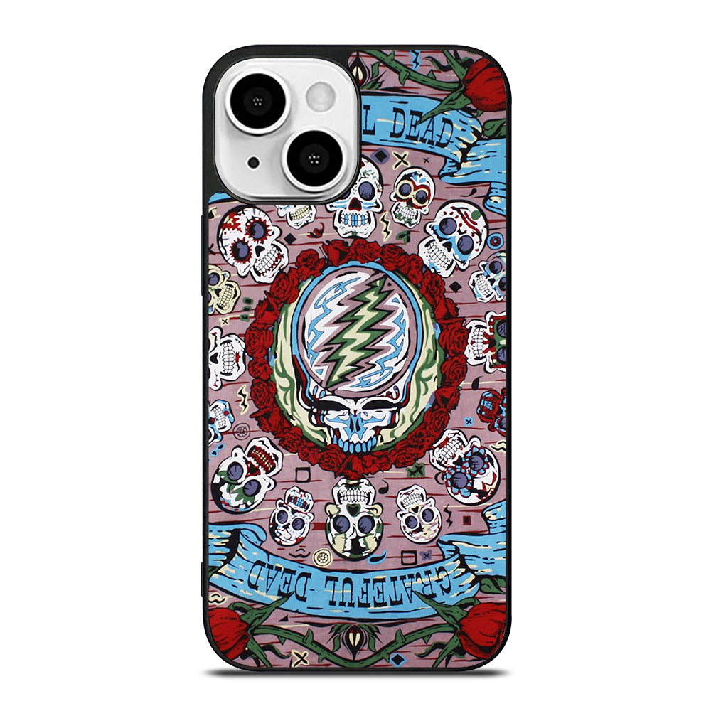 GRATEFUL DEAD BAND SKULL iPhone 13 Mini Case Cover