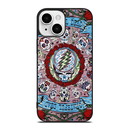 GRATEFUL DEAD BAND SKULL iPhone 13 Mini Case Cover