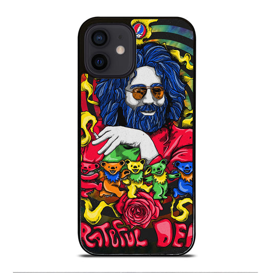 GRATEFUL DEAD JERRY GARCIA ART iPhone 12 Mini Case Cover
