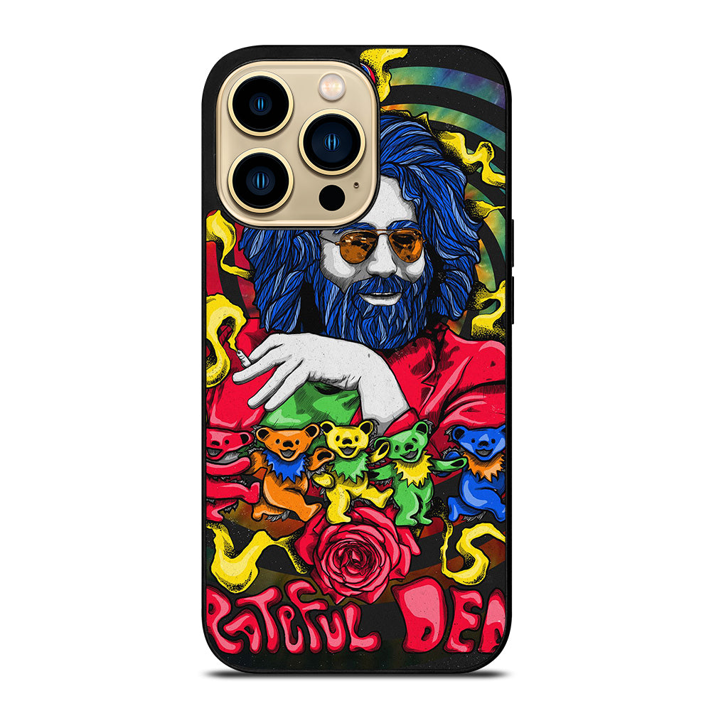 GRATEFUL DEAD JERRY GARCIA ART iPhone 14 Pro Max Case Cover
